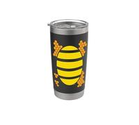 Costume da Halloween Ape Love Bumble Honey Bugs Lazy Easy Bicchiere termico in acciaio inox doppia parete
