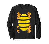 Costume da Halloween Ape Love Bumble Honey Bugs Lazy Easy Maglia a Manica
