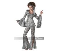 Costume Da Halloween Donna Foxy Lady Disco Anni '60 '70 01113
