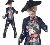 Costume Da Halloween Horror Per Bambini Pirata In Rovina, Età 4-14