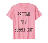 Costume da Halloween Lazy Easy Pretend I'm A Bubble Gum Maglietta