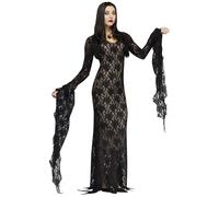 Costume Da Halloween Morticia Addams Della Famiglia Addams Fun World 124044