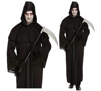 Halloween Costume Grim Reaper Death Nero Scream Vestaglia Costume Adulto