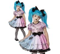 Costume Da Halloween Per Bambina Con Scheletro Carino