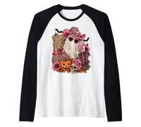 Costume da Halloween per Bambina e Ragazzo, Fantasma di Halloween Maglia con Maniche Raglan