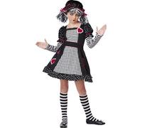 Costume Da Halloween Per Bambina Rag Doll California Cosplay 00392