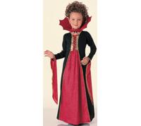 Costume Da Halloween Per Bambina Vampiressa Gotica Con Rubini 881029