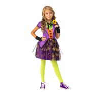 Costume Da Halloween Per Bambine Joker Fantasia Deluxe Viola DC Comic Book