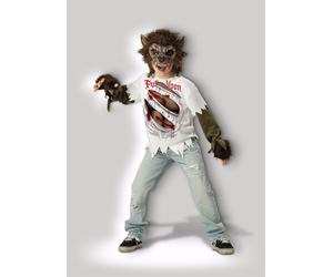 Costume Da Halloween Per Bambini Incarattere Lupo Mannaro Mostro Lunare 17015