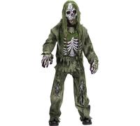 Costume Da Halloween Per Bambino Scheletro Zombie Horror Non Morto 5919