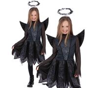 Costume Da Halloween Per Ragazze Dark Angel Con Ali