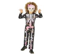 Costume Da Halloween Per Ragazze In Rosa Oro Con Glitter