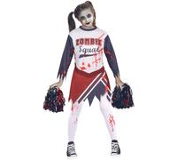 Costume Da Halloween Per Ragazze Zombie Cheerleader