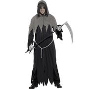 Costume Da Halloween Per Uomo Grim Reaper Con Roba Di Reaper Di Smiffys