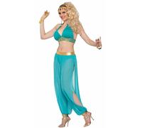 Costume Da Haram Verde Per Donna Adulta Standard Princessa Del Deserto