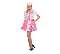 Costume da infermiera sexy rosa 4 pezzi donne taglia L-XL