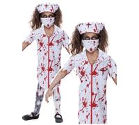 Costume Da Infermiera Zombie Per Bambine Horror Di Halloween