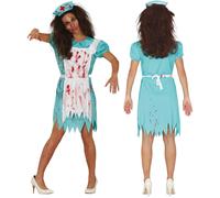 Costume da infermiera zombie per Halloween, taglia 42-44 L