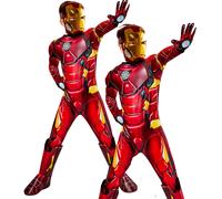 Costume Da Iron Man Professionale Super Deluxe Premium Con Maschera Per Bambini