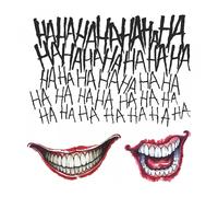 Costume Da Joker Suicide Squad Kit Di Tatuaggi Adulto Taglia Unica