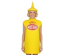 Costume da ketchup da uomo, per cosplay e feste, costume come bottiglia di senape, per Halloween, carnevale, feste a tema, festività, feste di compleanno, feste in maschera, Natale e