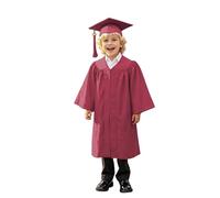Costume da Laureato per Bambini, Toga Cappello e Costume Abito da Laureato Set Toga Laurea Bambini Asilo Costumi Decorato Studenti Elementare Medi Linea Costume Carnevale Travestimento 5-10 Anni