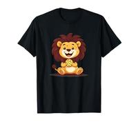 Costume da Leone Dolce con Biscotto al Cioccolato, per Adulti e Bambini Maglietta