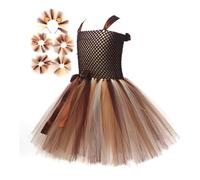 Costume da leone per bambini, costume da animale, vestito da concorso, abito da ragazza con tracolla regolabile, per bambine dai 2 ai 12 anni, in maschera, Natale, Halloween, feste