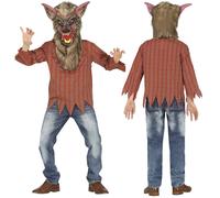 Costume da lupo mannaro per Halloween (7-9 anni)
