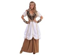 Costume Da Madam Medievale Con Gonna Taglia Unica