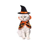 Costume da mago per gatti di Halloween, abbigliamento per animali domestici per il kit