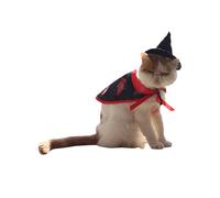 Costume da mago per gatti di Halloween, abbigliamento per animali domestici per il kit