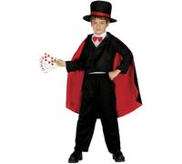 Costume da mago prestigiatore illusionista bimbo 7-9 anni