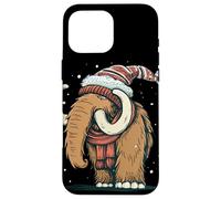 Costume da mammut dell'era glaciale per gli appassionati di mammut soffici invernali Custodia per iPhone 16 Pro Max