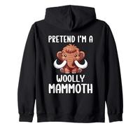 Costume da Mammut lanoso per Ragazzi e Ragazze, Facile Costume di Halloween Felpa con Cappuccio