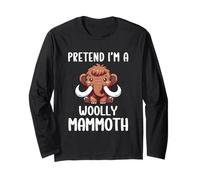 Costume da Mammut lanoso per Ragazzi e Ragazze, Facile Costume di Halloween Maglia a Manica