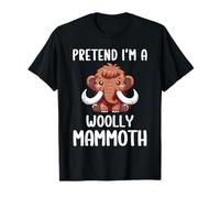 Costume da mammut lanoso per ragazzi e ragazze, facile costume di Halloween Maglietta