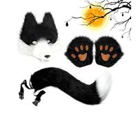 Costume da mannaro per bambini | Set di costumi cosplay da gatto e finto, per feste, carnevale, Natale, giochi di ruolo, spettacoli teatrali, sfilate di, travestimento in
