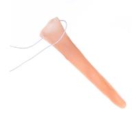 Costume da marionetta per adulti con personaggi del libro di storie con naso lungo reggicalze cravatta guanti accessori set per Halloween Halloween Cosplay Party