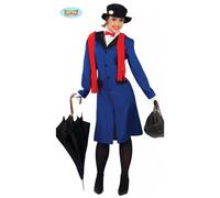 Costume da Mary Poppins per Donna per Feste in Maschera o per Feste
