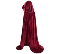 Costume da Mary Sanderson da donna, mantello rosso con cappuccio, Cappuccetto Rosso, costume da strega per adulti, mantello per Halloween