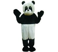 Costume Da Mascotte Orso Panda Dolce Nero E Bianco - Gioco Di Ruolo