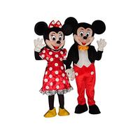 Costume da mascotte per adulti con Topolino e Minnie Mouse