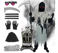 Costume Da Mietitore Per Bambini, Costumi Di Halloween Spaventosi, Costume Da Mietitore Del Cavaliere Oscuro, Costumi Da Travestimento Di Halloween（s）