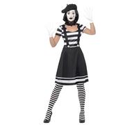 Costume Da Mime Per Donna Adulto Taglia Grande