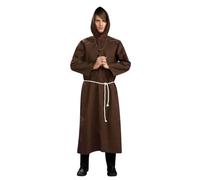 Costume Da Monaco Marrone Per Adulti