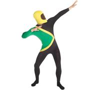 Costume da morphsuit giamaicano - taglia L - 163 cm - 175 cm