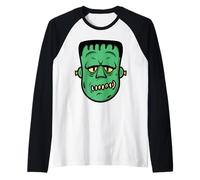 Costume da Mostro di Frankenstein, per Halloween, per Bambini Maglia con Maniche Raglan