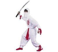Costume Da Ninja Bianco Per Bambino