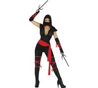Costume da Ninja Nero per Donna S